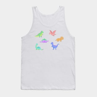 Cute dino pattern Tank Top